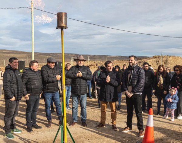 Los Arenales. Un barrio de los más nuevos de Comodoro que sumó el servicio de gas para todos sus vecinos. 