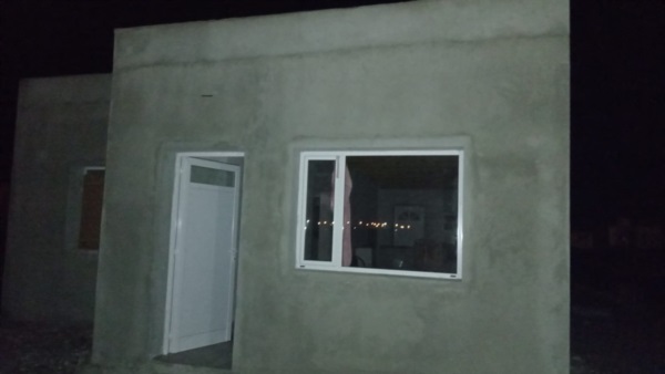 La vivienda usurpada este sábado a la madrugada, pasada la medianoche