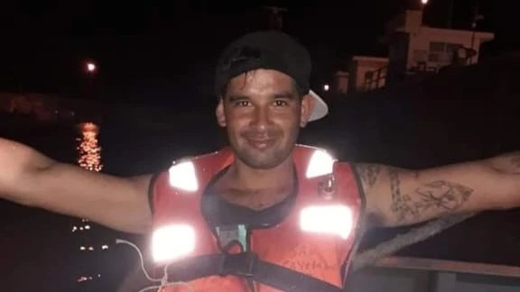 José "Pepe" Ferreyra, el marinero desaparecido, de 37 años, oriundo de Necochea.