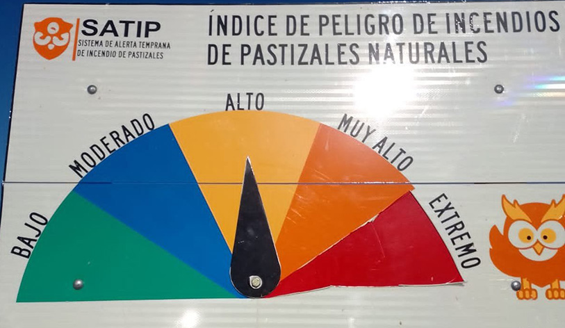 Índices altos. Recordaron las medidas de prevención de siniestros.