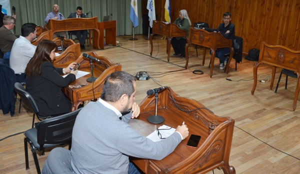 Sesión del día viernes en el Concejo Deliberante de Esquel.