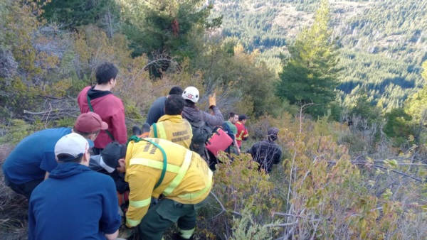 Foto Bomberos Voluntarios de Epuyén.