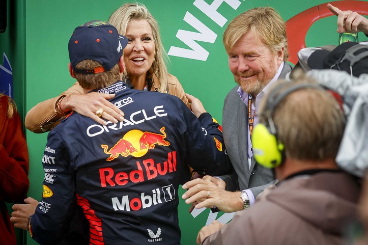 Máxima, la reina consorte de los Países Bajos, manifestó su fanatismo por Max Verstappen.
