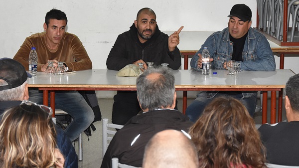 Explicaciones. Los representantes de los uniformados informaron acerca de la marcha de la negociación. 