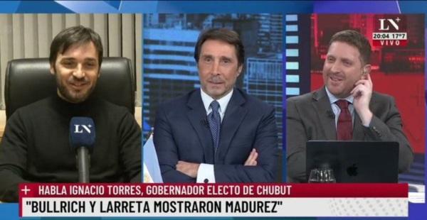 Sonrisas forzadas. Feinmann destrató a Torres y a Jony Viale el contrapunto no le cayó para nada bien. 