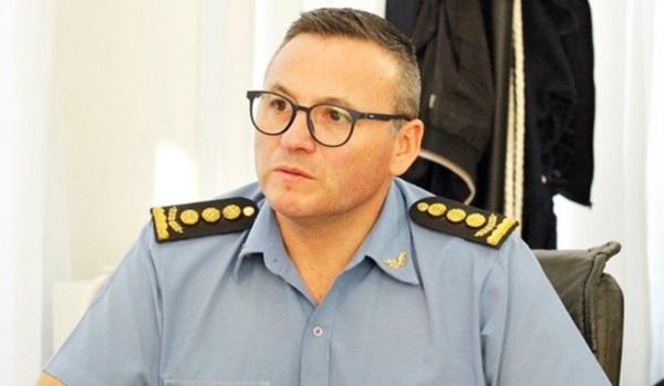 El jefe de la Policía del Chubut, César Brandt.
