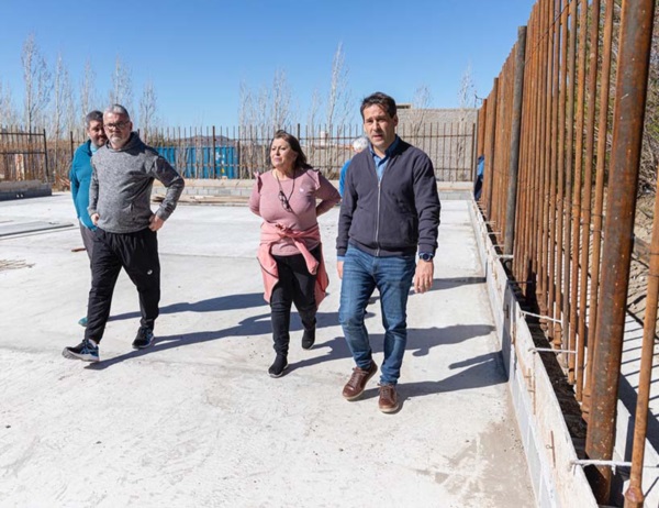 El intendente Luque visitó la obra que se inaugurará próximamente.