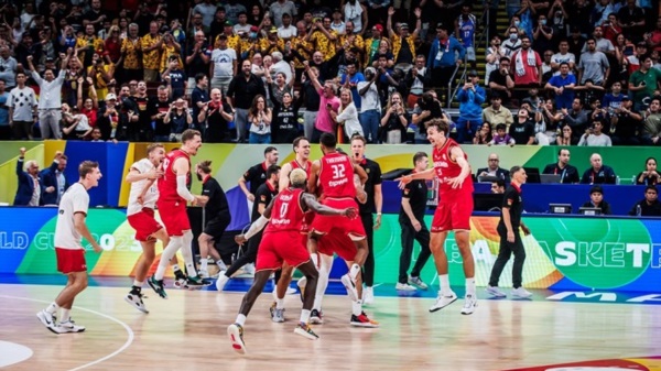 Alemania festeja el pase a la final. EE.UU. y Canadá con sus jugadores NBA se quedan afuera.